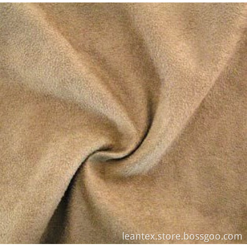 Polyester microfiber suede fabric